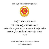 Một số văn bản về chế độ, chính sách đối với cựu chiến binh và hội viên Hội cựu chiến binh Việt Nam (Tập II)