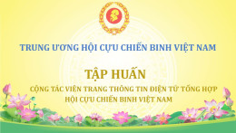 Tập huấn nghiệp vụ cung cấp thông tin cho TTTĐT Hội Cựu chiến binh Việt Nam