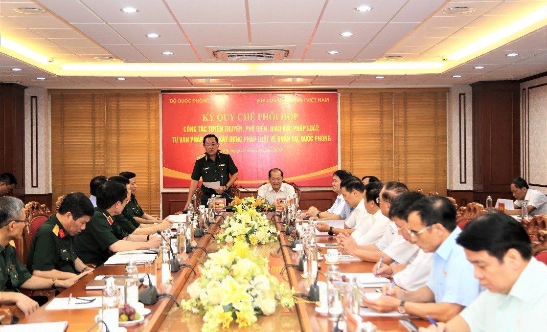 Thượng tướng Võ Minh Lương phát biểu tại Hội nghị