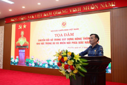 Hội CCB Việt Nam và Hội CCB tỉnh Phú Thọ tổ chức tọa đàm “Chuyển đổi số trong xây dựng nông thôn mới