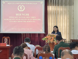 Kết quả hoạt động của Hội Cựu chiến binh tỉnh Bắc Kạn sau 20 năm thực hiện Nghị quyết 09 của Bộ chính trị