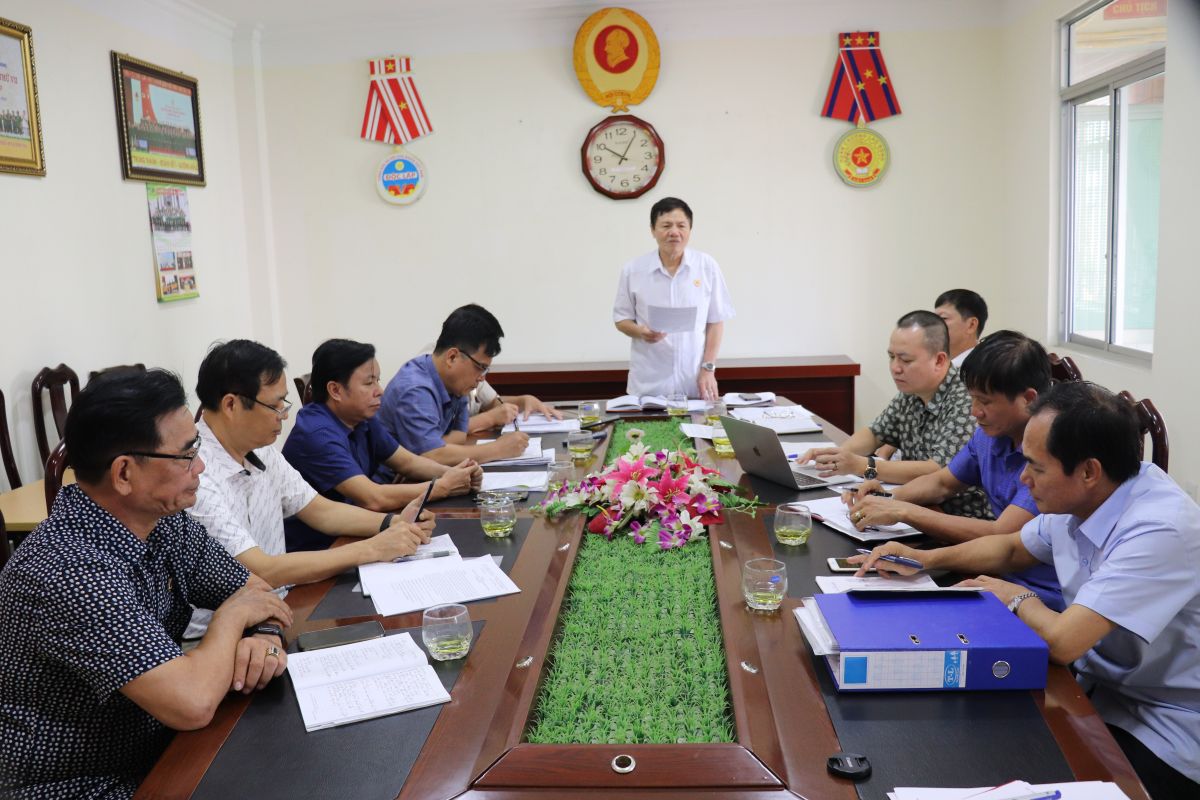 Ban Kinh tế Trung ương Hội CCB Việt Nam kiểm tra và làm việc với Hội CCB Thành phố Hải Phòng