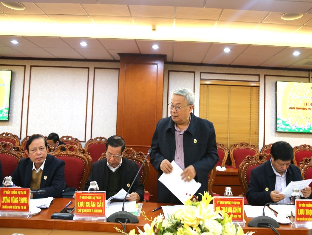 Đồng chí Võ Thanh Chín, Uỷ viên BTV, Chủ tịch Hội CCB tỉnh Kon Tum 