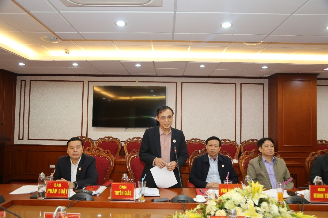 Đại biểu Trung ương Hội CCB Việt Nam