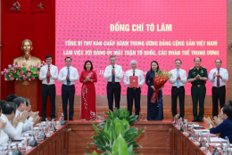 Tổng Bí thư làm việc với Đảng ủy Mặt trận Tổ quốc, các đoàn thể Trung ương