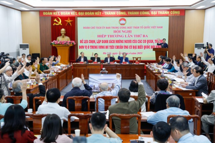 Hướng dẫn của Ủy ban Trung ương Mặt trận Tổ quốc Việt Nam về tuyên truyền cuộc bầu cử Đại biểu Quốc hội khóa XVI và bầu cử Đại biểu Hội đồng nhân dân
