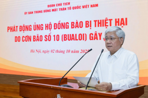 Thông tin tiếp nhận ủng hộ đồng bào bị thiệt hại do cơn bão số 10 (Bualoi) gây ra