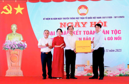 Chủ tịch nước Lương Cường dự Ngày hội Đại đoàn kết toàn dân tại thôn Bảo An