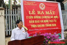 Thôn Khánh Thành Nam (xã Suối Dầu, tỉnh Khánh Hòa): Ra mắt mô hình “Camera an ninh” và tuyến đường tự quản