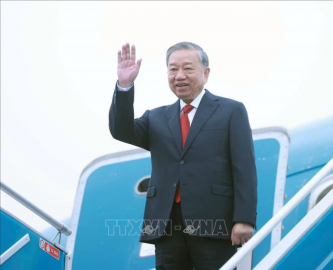 Tổng Bí thư Tô Lâm lên đường thăm cấp Nhà nước tới Lào