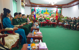 Thắm đượm tình hữu nghị đặc biệt Cựu chiến binh hai nước Việt - Lào