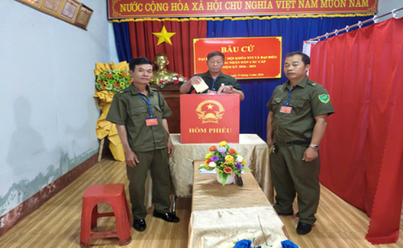 Công tác tuyên truyền về bầu cử Đại biểu Quốc hội và Hội đồng nhân dân các cấp ở Hội Cựu chiến binh xã Bom Bo