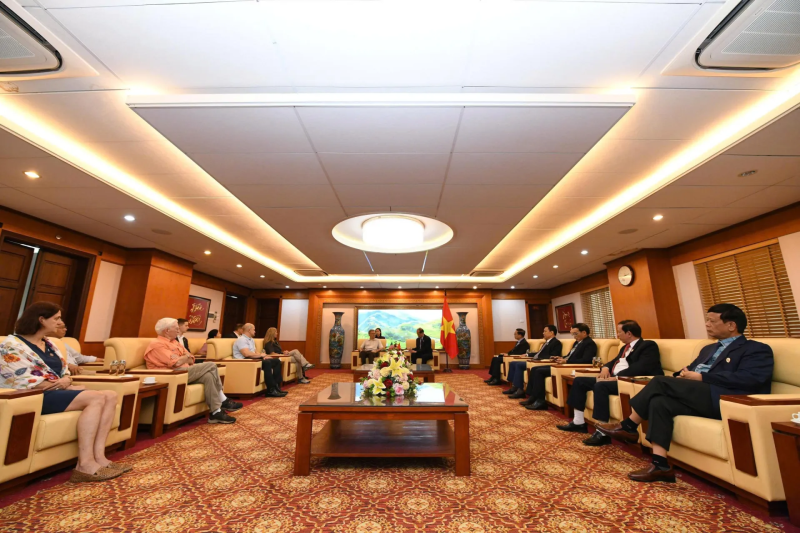 Thượng tướng Bế Xuân Trường tiếp Đoàn  tổ chức Mission: POW-MIA (Hoa Kỳ)