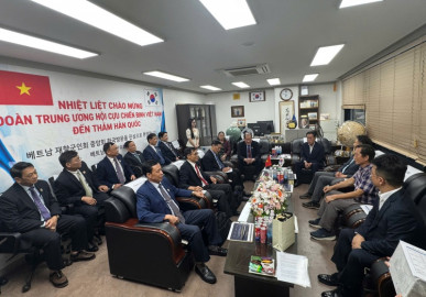Đoàn cán bộ Trung ương Hội Cựu chiến binh Việt Nam thăm và làm việc tại Hàn Quốc và Ma - rốc