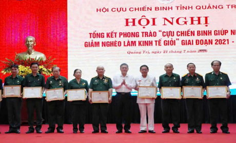 Cựu chiến binh Quảng Trị chung sức phát triển nông nghiệp xanh